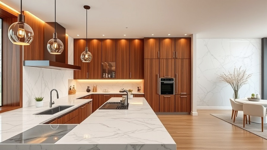 Modern luxury kitchen in Las Vegas real estate