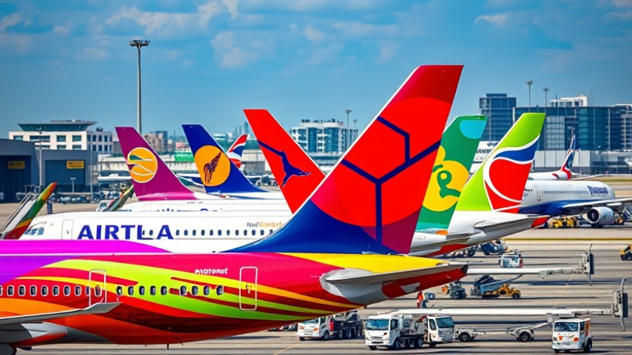 Airplane tails with logos at an airport, Earn 100,000 Bonus Points with Atmos Rewards