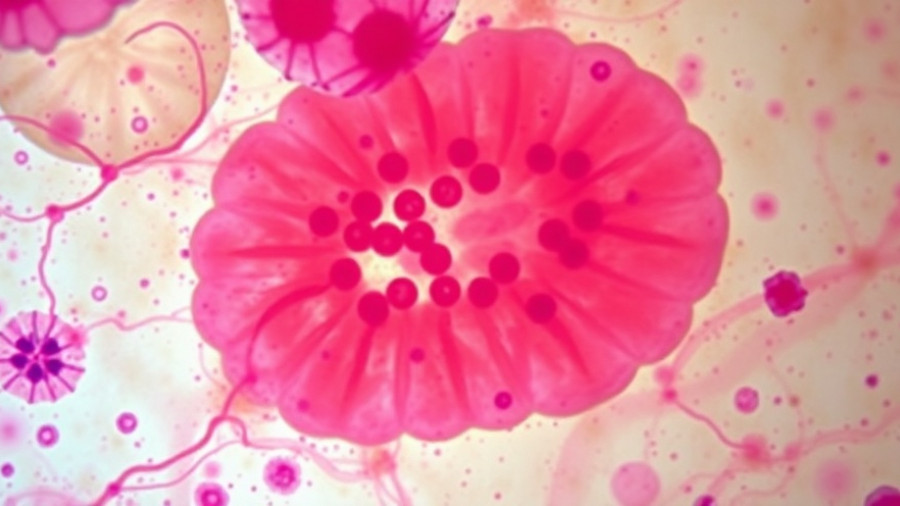 Microscopic view of Coccidia in puppy intestine tissue.