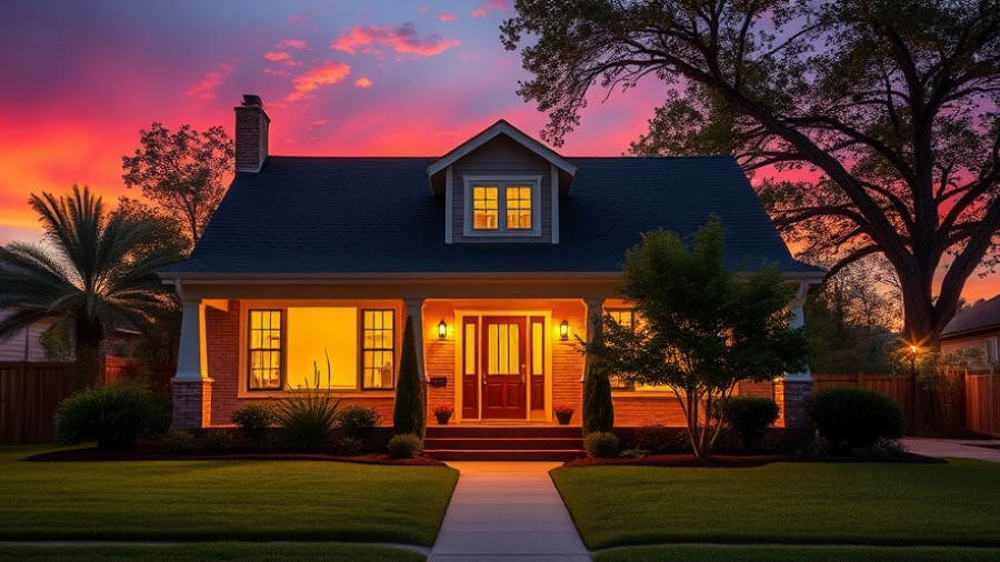 Charming Craftsman home with glowing lights showcasing real estate price reduction.