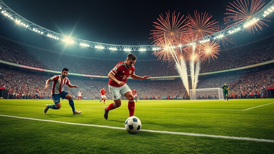 FIFA World Cup 2026 Tickets excitement with trophy and players.