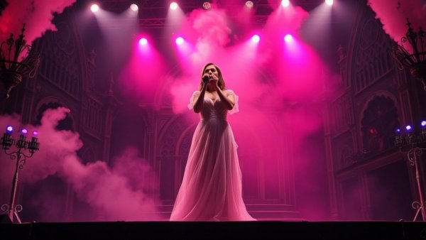 Chappell Roan concert Kansas City with vibrant stage set.