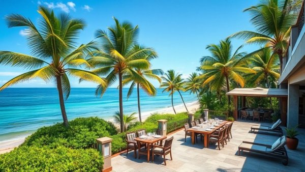 Tropical beach paradise perfect for Capital One miles redemption.