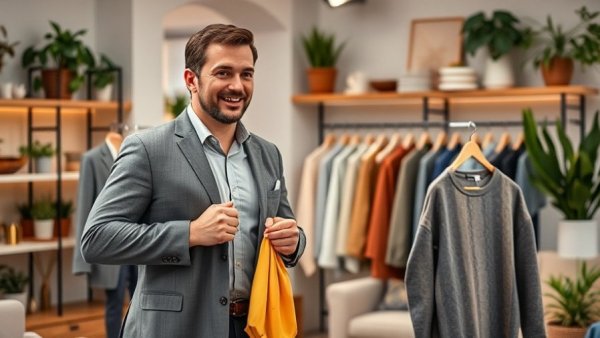 QVC presenter showcasing affordable fashion deals.