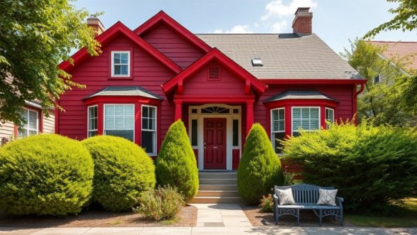 Charming suburban house on sale illustrating real estate costs.