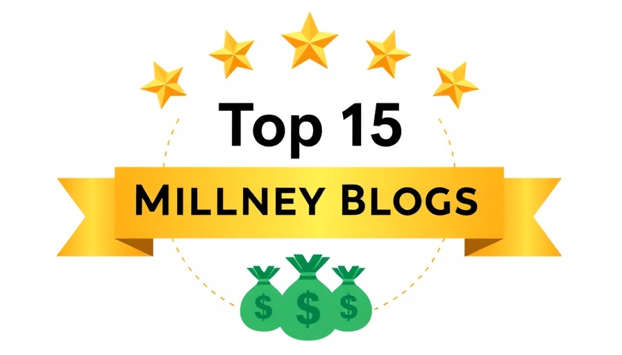 Award badge highlighting Top 15 Millennial Money Blogs.