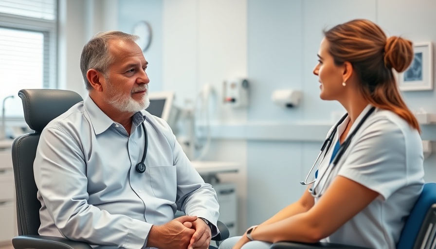 Naturopathic approaches discussion between patient and doctor in clinic.