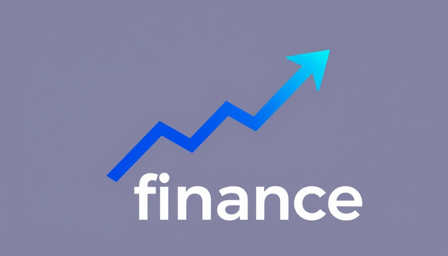 Modern finance logo with upward trend arrow, is your business losing out on profit?