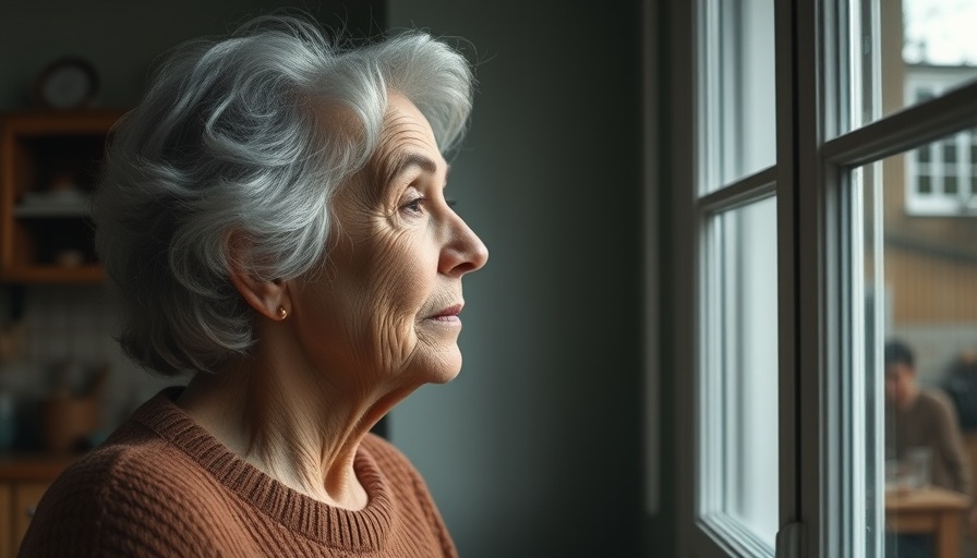 Thoughtful older woman reflecting on retirement losses.