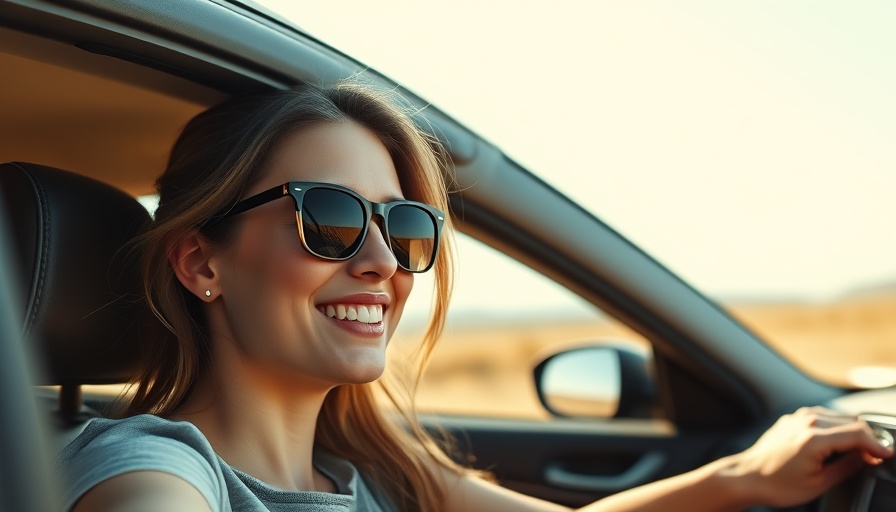 Serene woman in car enjoying drive, representing used cars under $20000.