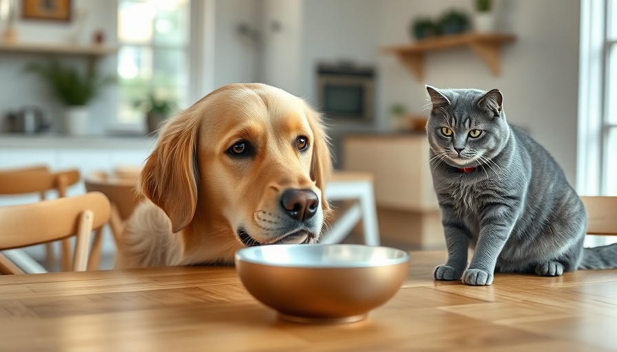 Pet Poison Prevention with a dog and cat observing safely.