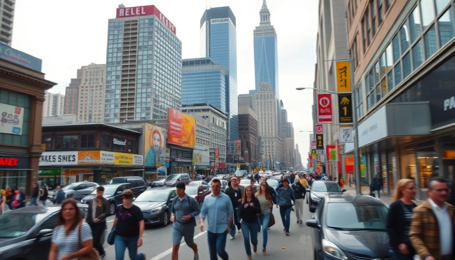 Dynamic urban street scene representing New Jersey news.