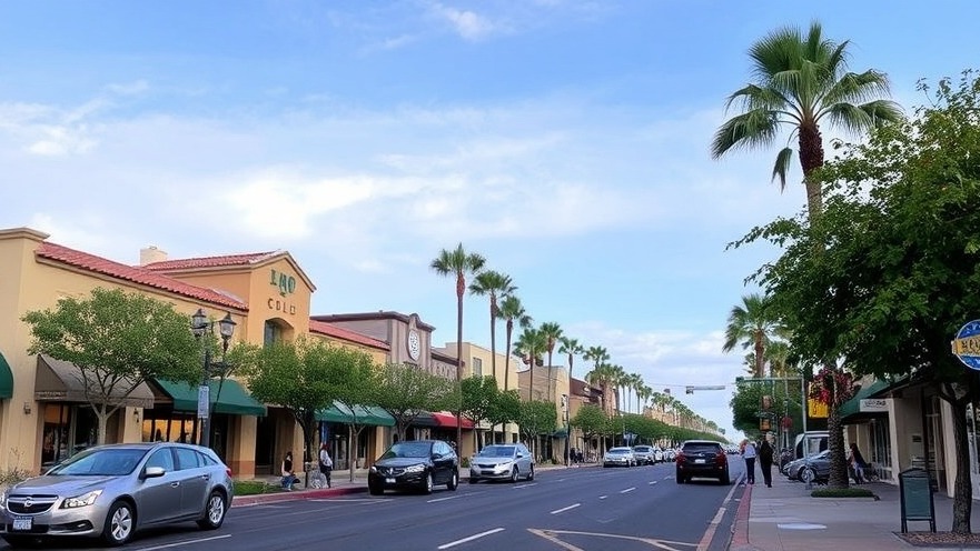 Vibrant downtown Carlsbad Village Dr, showcasing North County San Diego real estate investment opportunities.