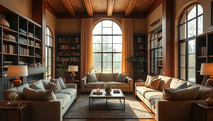 Cozy living room with elegant lighting affecting the ambiance.