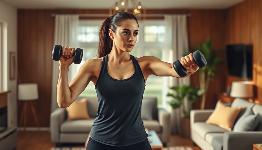 Focused woman exercising indoors; can you build muscle in a calorie deficit?