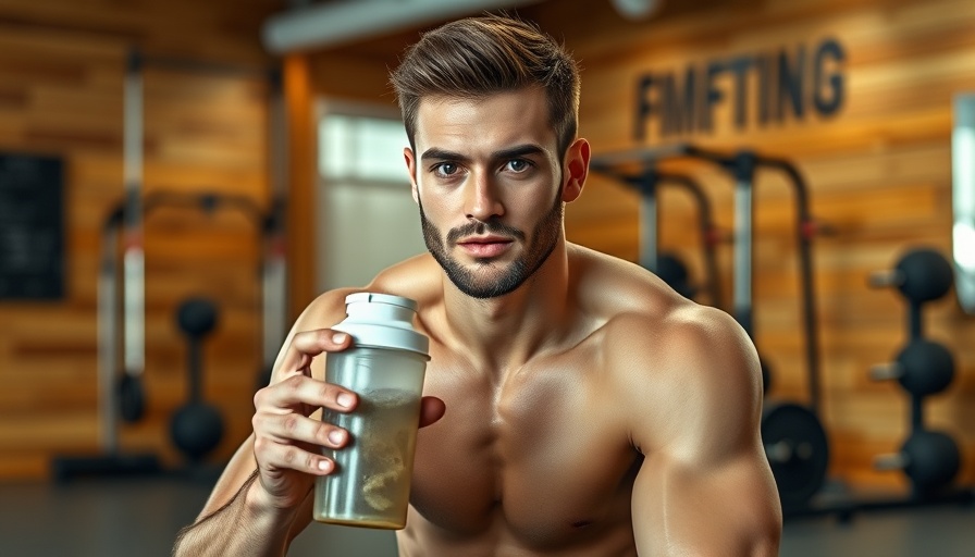 Young man with pre-workout supplement in the gym, Does pre-workout cause acne