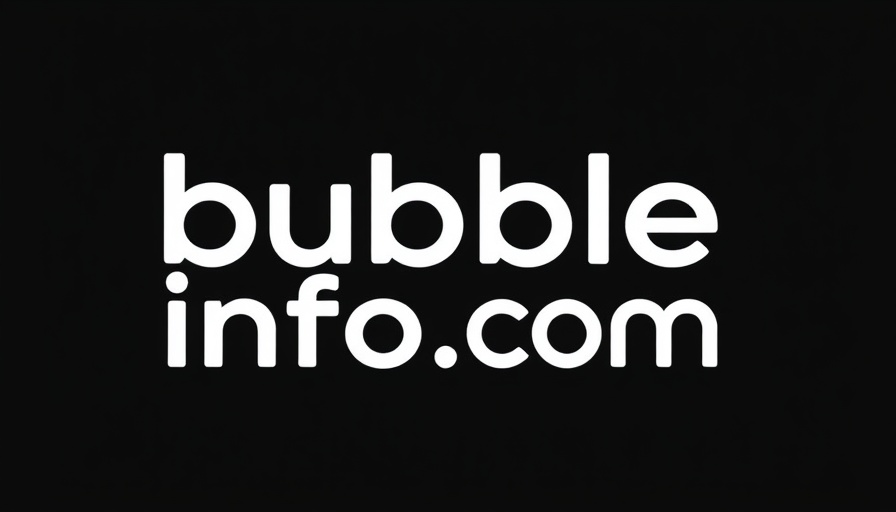 Bubbleinfo.com logo in white text on black background.