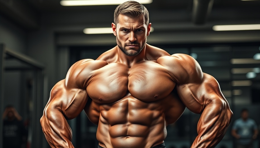Bodybuilder in gym demonstrating 2025 Olympia Results