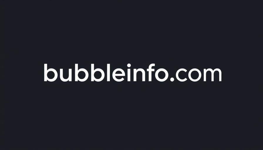 Minimalist bubbleinfo.com logo against a transparent background.
