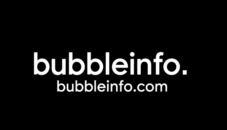 bubbleinfo.com logo in bold white text on black background