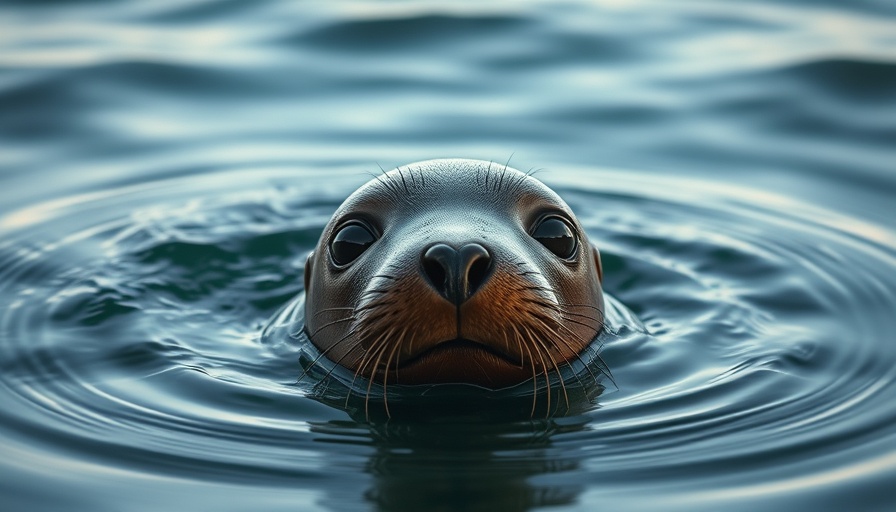 Close-up of a seal in the water illustrating Marine Mammal Protection Act changes.