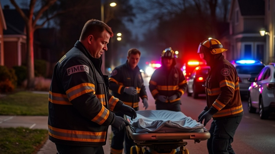 San Diego youth violence scene with emergency responders at night.