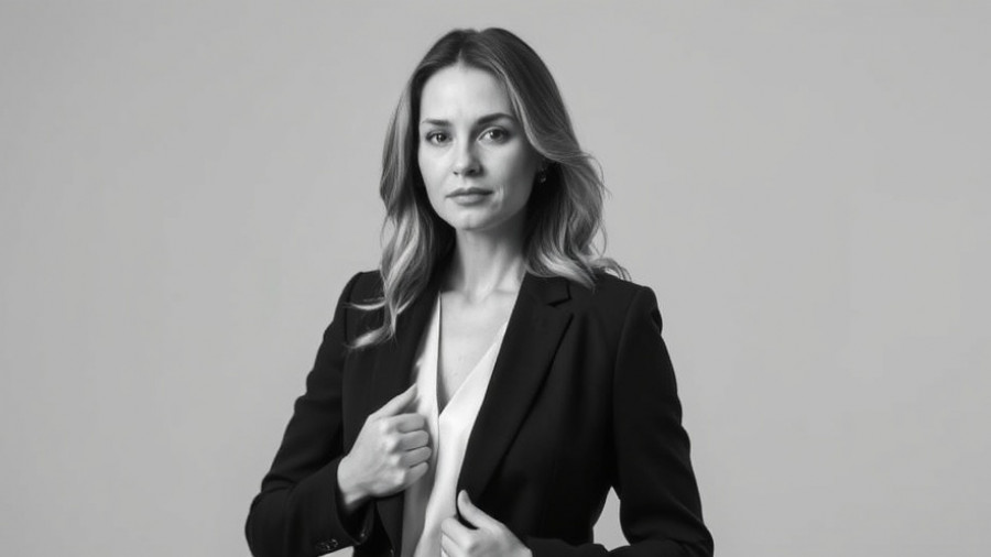 Professional woman adjusting blazer, San Jose fitness tips.