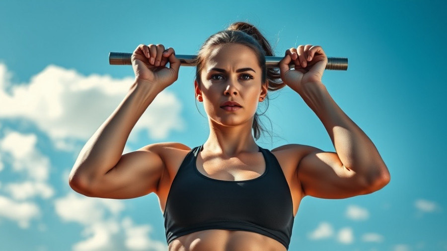 Importance of strength over size: Fit woman doing pull-up.