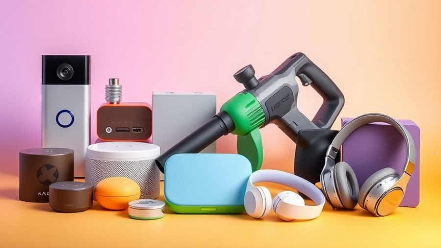 Amazon deals on smart home technology: gadgets collage