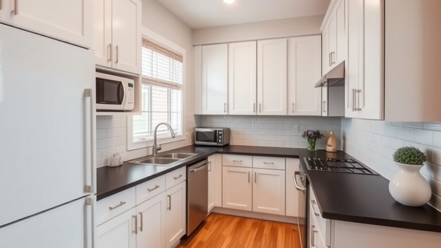 Cozy kitchen makeover on a budget under $500.