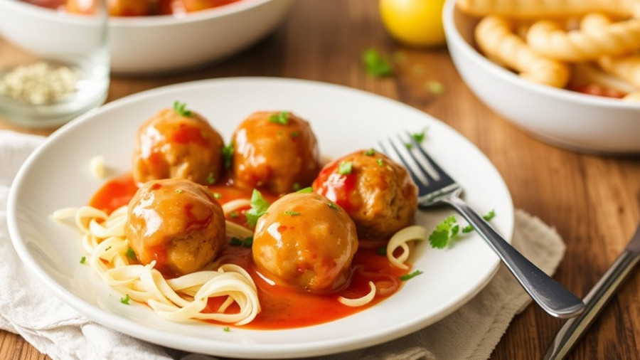 Marry Me Chicken Meatballs