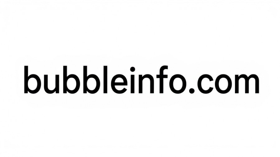 Minimalist 'bubbleinfo.com' logo displayed in sleek modern font.