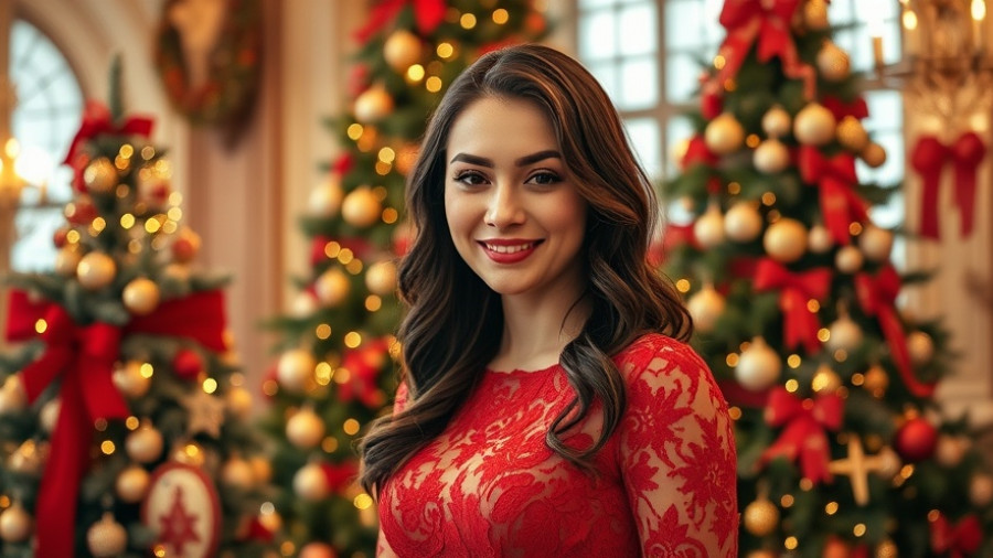 Kathy Hilton's Upcycled Christmas Decor Hack with festive ornaments.