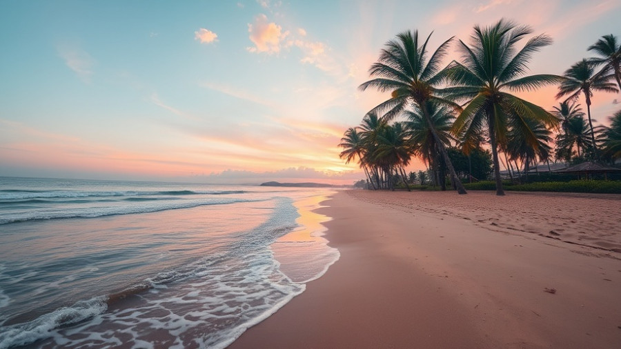 Scenic beach view at sunset, ideal for San Jose fitness tips inspiration.