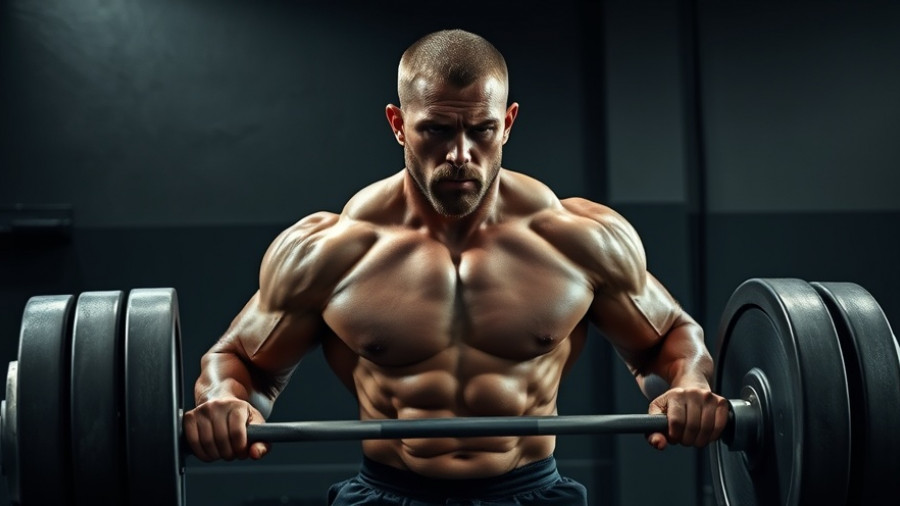 Man doing heavy deadlift EMOM workout in gym.
