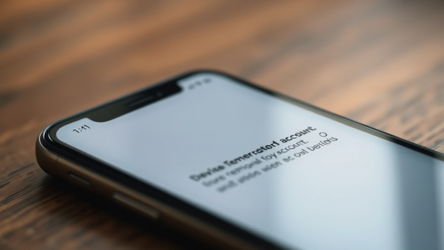 Close-up smartphone error screen, preparing for tech outages concept.