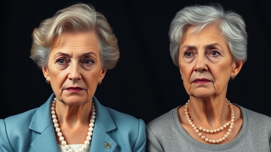 Distinguished older women symbolizing Democratic Party generational change.