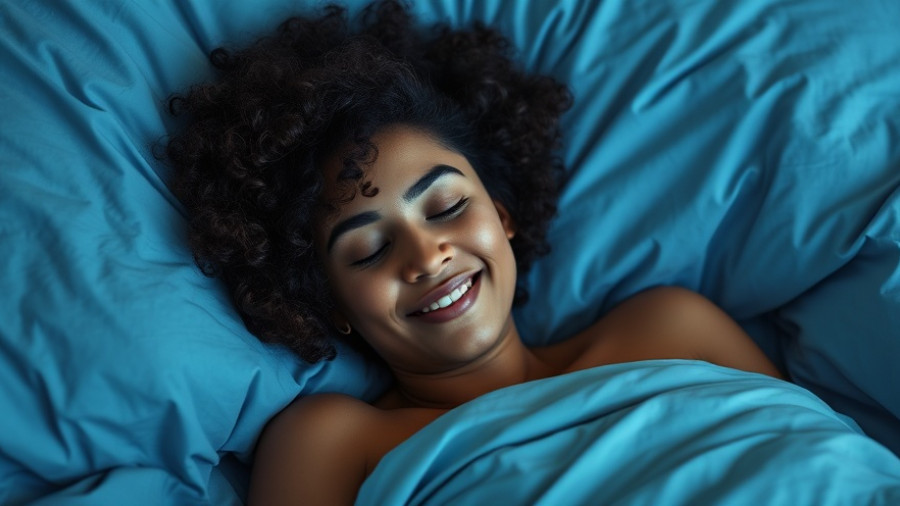 Woman sleeping peacefully, promoting magnolia bark for sleep.