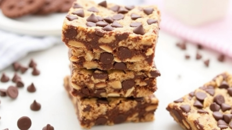 Homemade Chocolate Chip Protein Bars