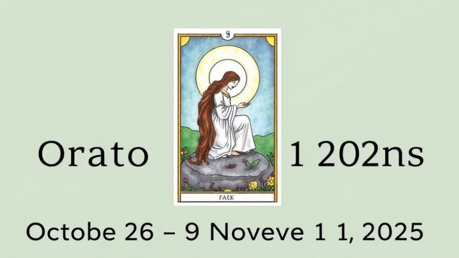 Oracle Card Reading October 26 – November 1, 2025