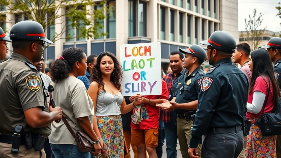 Federal National Guard Deployment Trial Portland protest scene.