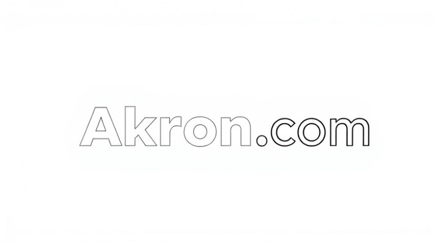 Akron.com logo on white background related to Highland property tax reform.