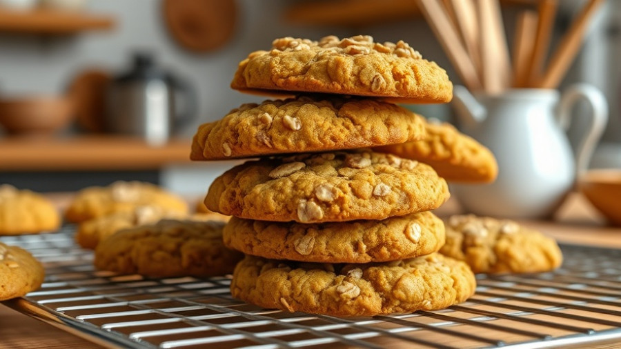 Freshly baked pumpkin oatmeal cookies North County San Diego.