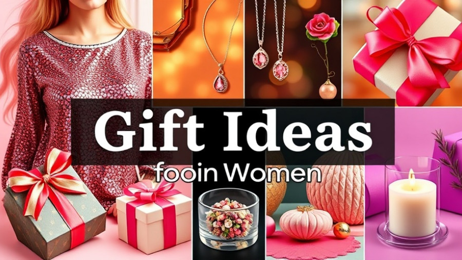 Holiday gift guide for her, featuring trendy fashion and decor items.