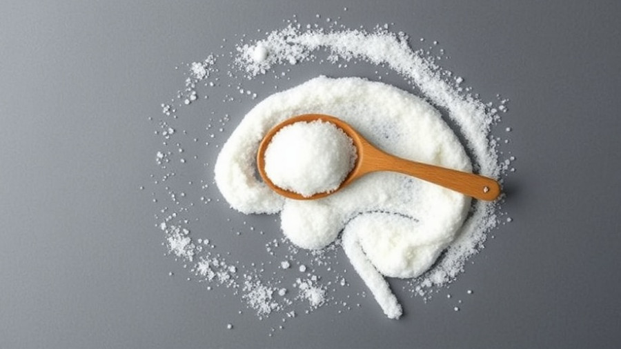 Illustration of how sugar impacts your memory with a brain outline and sugar.