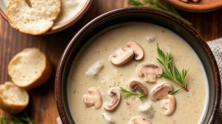 Homemade Cream of Mushroom Soup
