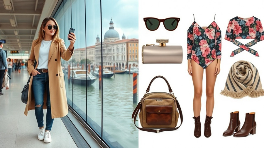 Stylish packing tips for Italy travel collage, how to pack light for Italy.