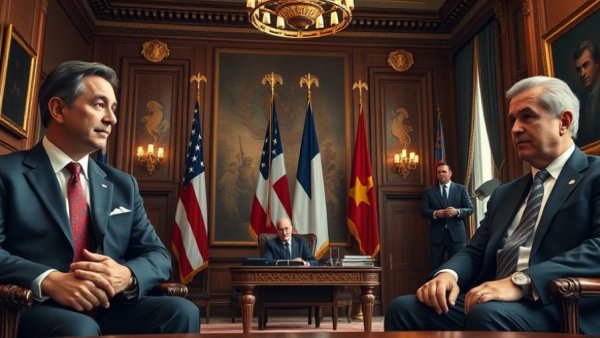 Formal business meeting scene related to obesity drugs access policy.