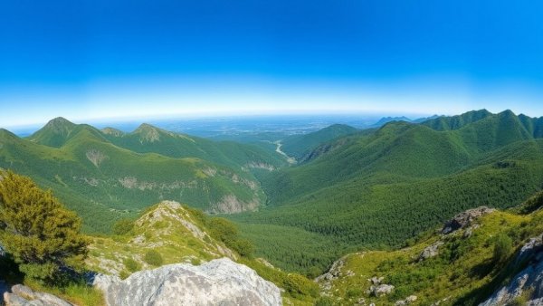 Mountainous landscape near San Diego, clear skies.