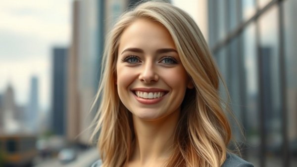 Portrait of a smiling woman related to San Diego housing crisis.